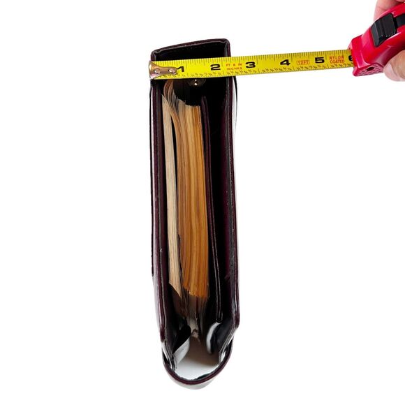 Con Conti Leather 3 Ring Calendar Organizer Binder Zip Pouch Harper House System - Picture 16 of 16